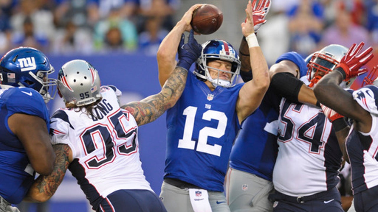 Brady plays 1st half vs. Giants in tuneup for suspension